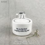 Candle + Tea Light Holder | Those we love don’t disappear